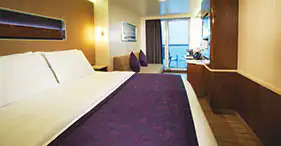 Suite à balcon Club orienté vers l'arrière