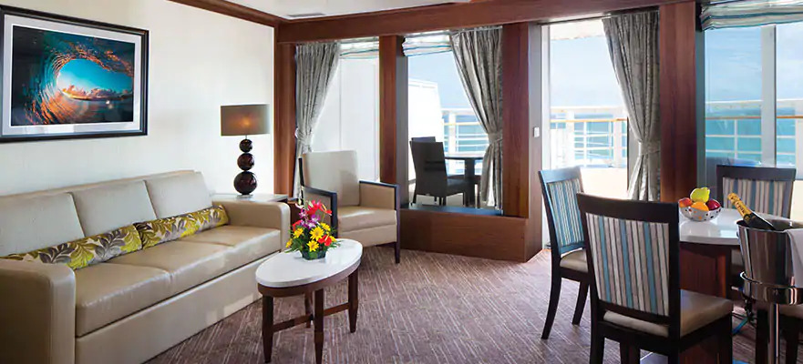 Suite du propriétaire avec grand balcon