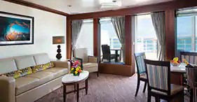 Suite du propriétaire avec grand balcon