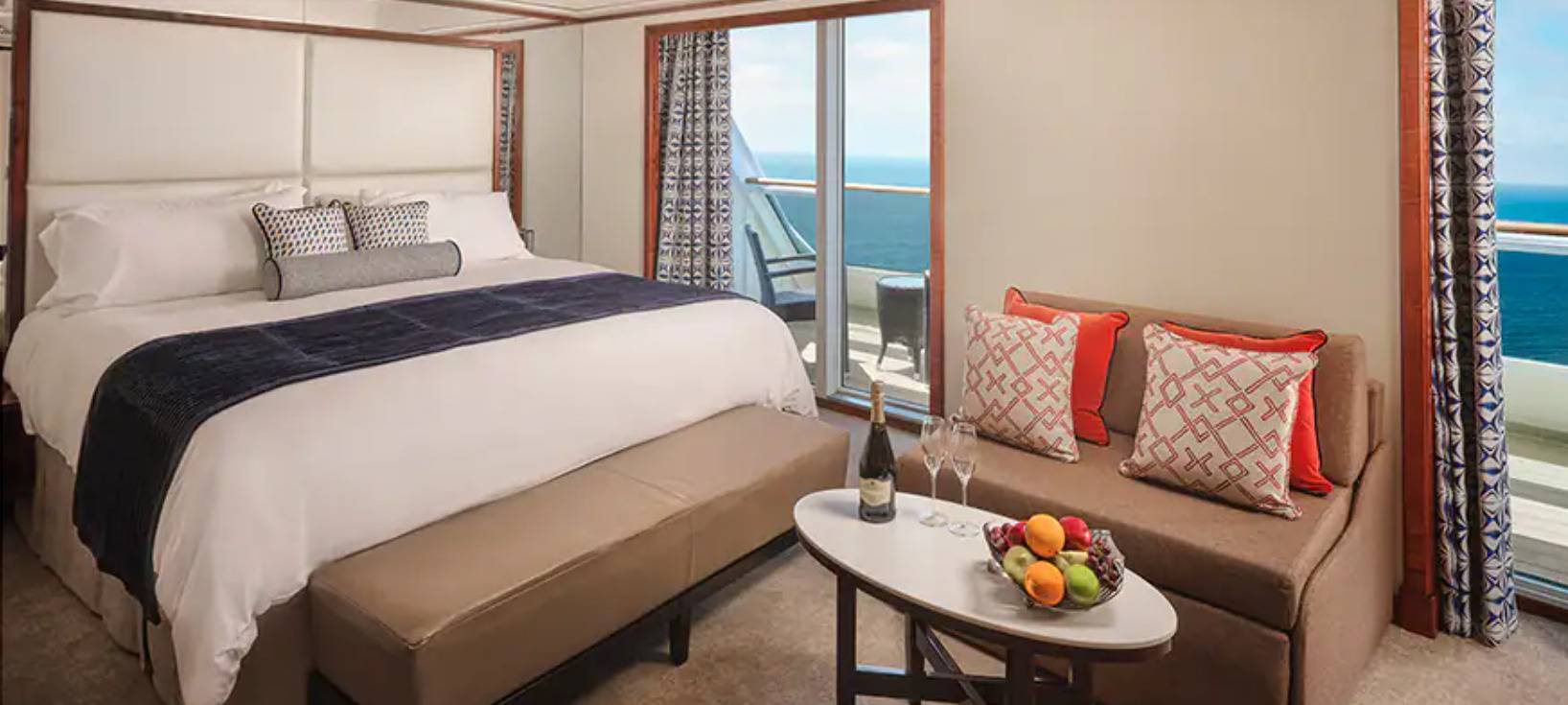 Suite familiale de luxe à 2 chambres avec balcon