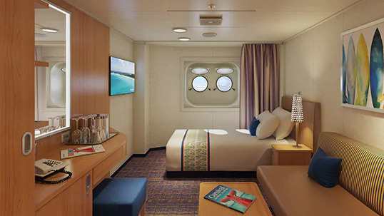 Cabine intérieure sur le pont supérieur/inférieur