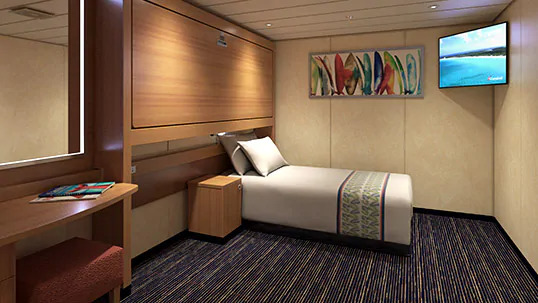 Cabine intérieure sur le pont supérieur/inférieur