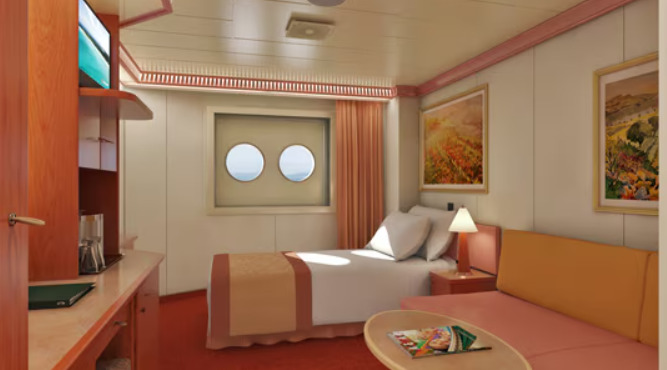 Cabine intérieure sur le pont supérieur/inférieur
