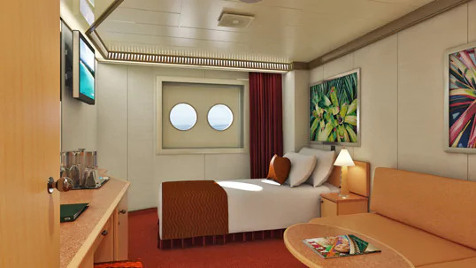 Cabine intérieure sur le pont supérieur/inférieur