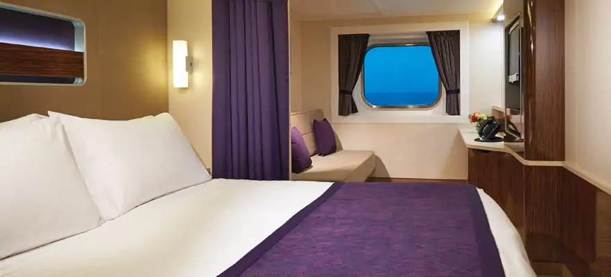 Cabine familiale avec vue sur océan