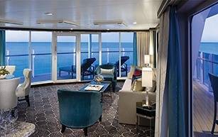 Suite spacieuse AquaTheater avec grand balcon - deux chambres