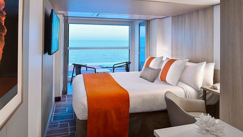 Edge Single Stateroom mit Infinite Veranda