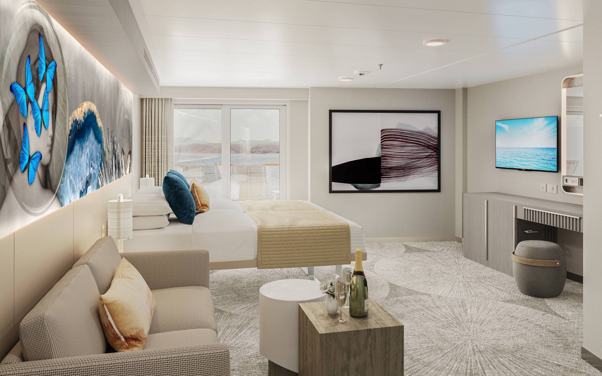 Suite familiale avec grand balcon
