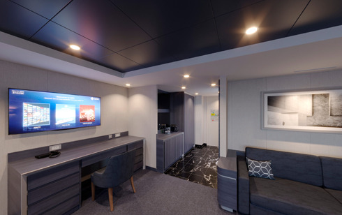 Yacht-Club-Royal-Suite mit Whirlpool