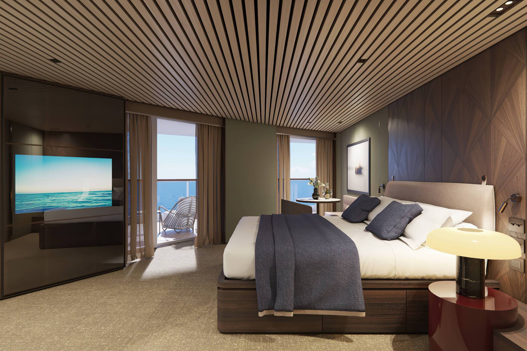 Appartement Le Havre orienté vers l'arrière avec grand balcon