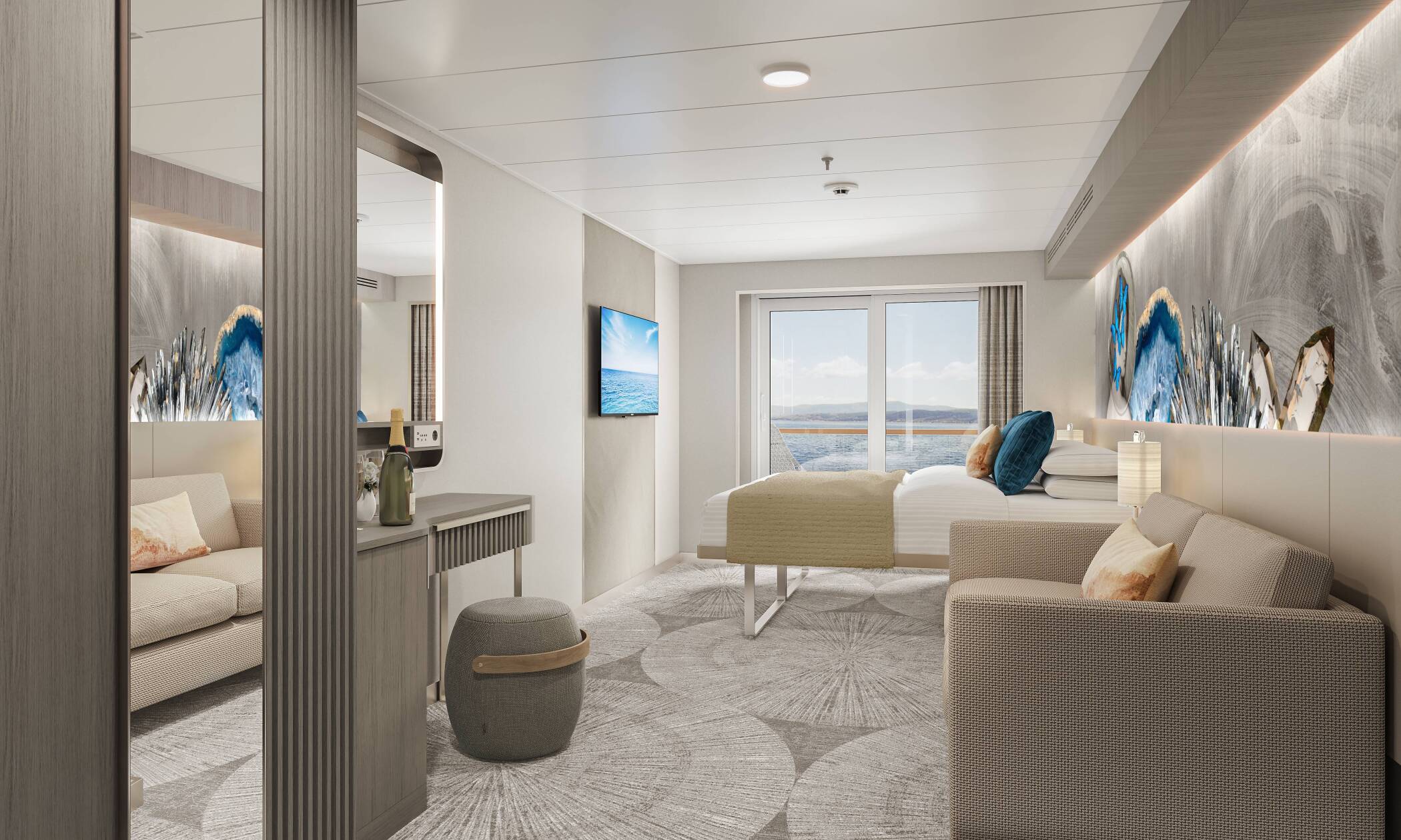 Cabine avec balcon