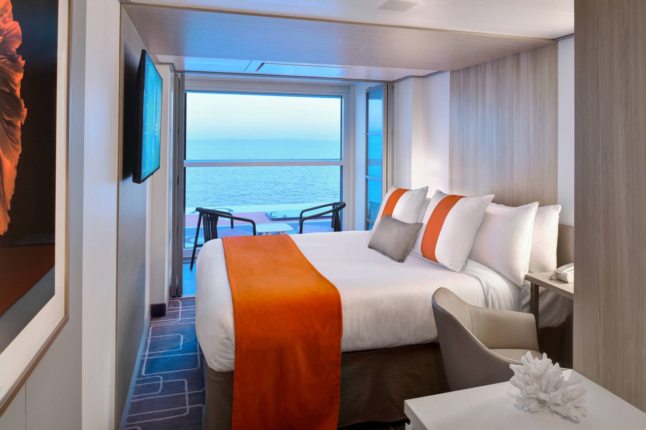 Edge Single Stateroom mit Infinite Veranda