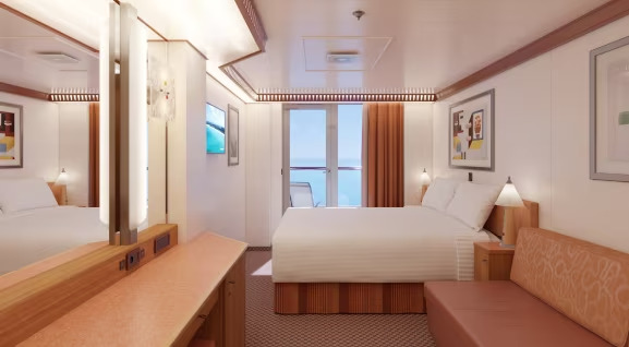 Cabine avec balcon