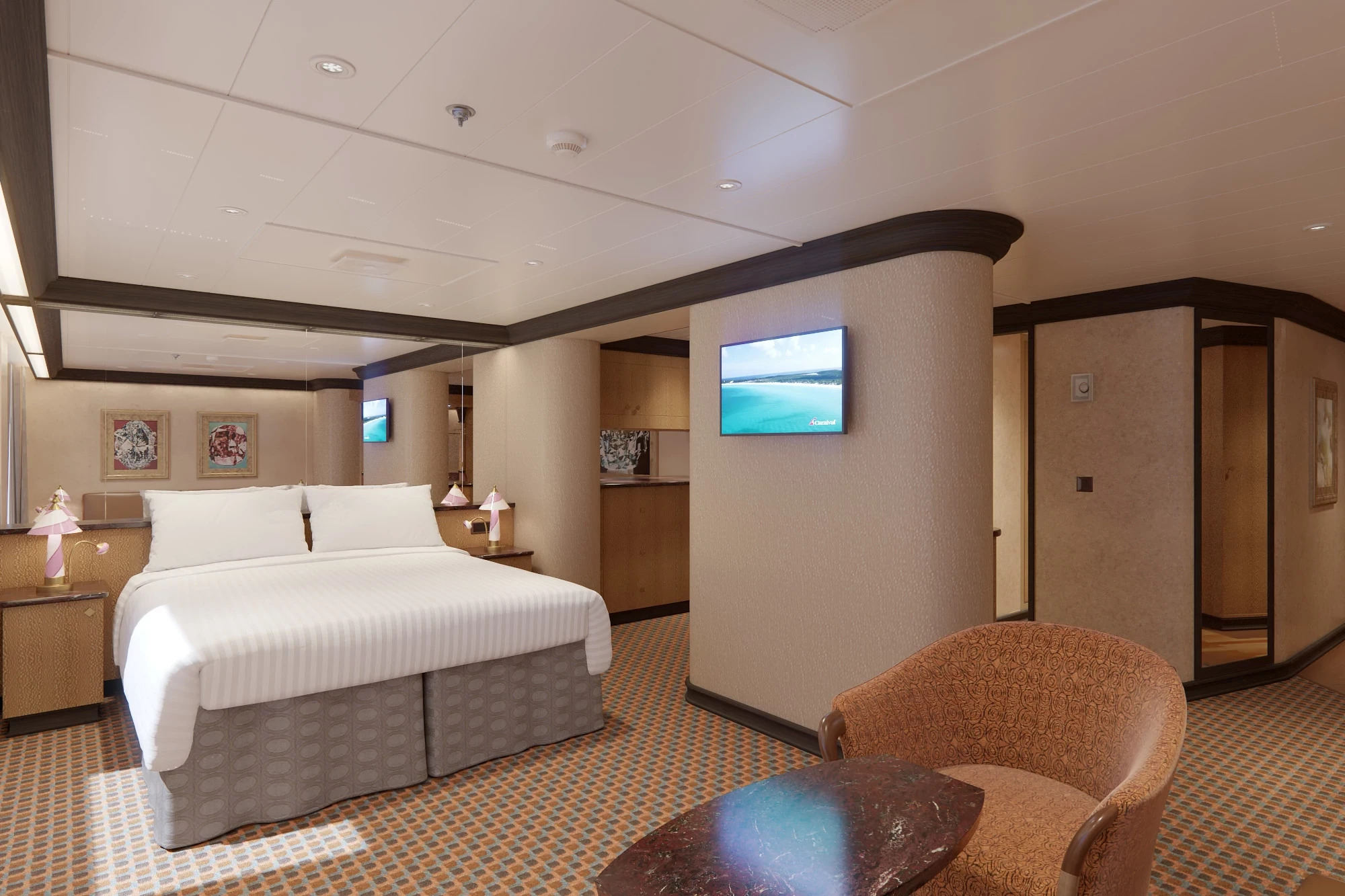 Grande suite avec grand balcon