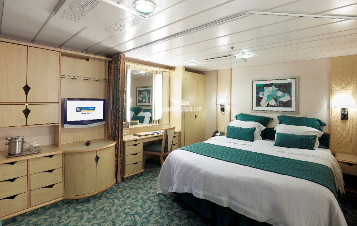 Cabine intérieure spacieuse avec vue sur la promenade