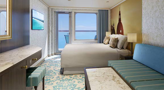 Cabine avec balcon