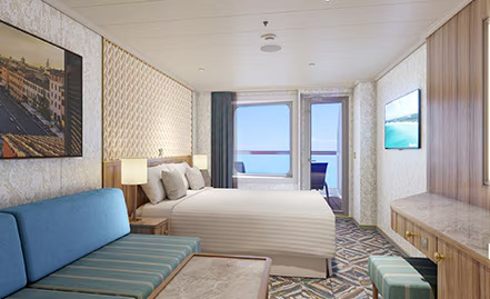 Cabine à grand balcon avec Terrazza et vue arrière