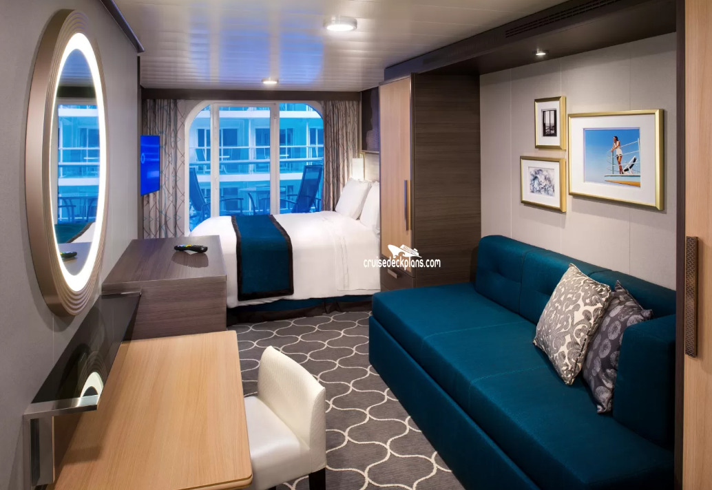 Cabine avec balcon et vue sur Central Park