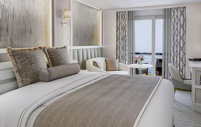Cabine de niveau Concierge avec véranda