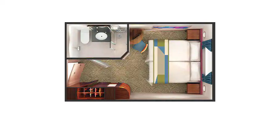 Cabine individuelle avec vue sur océan