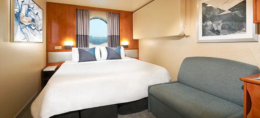 Cabine individuelle avec vue sur océan