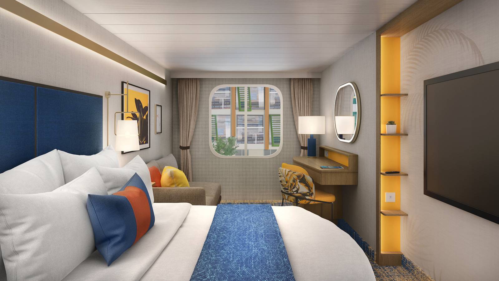 Cabine intérieure avec vue sur Central Park