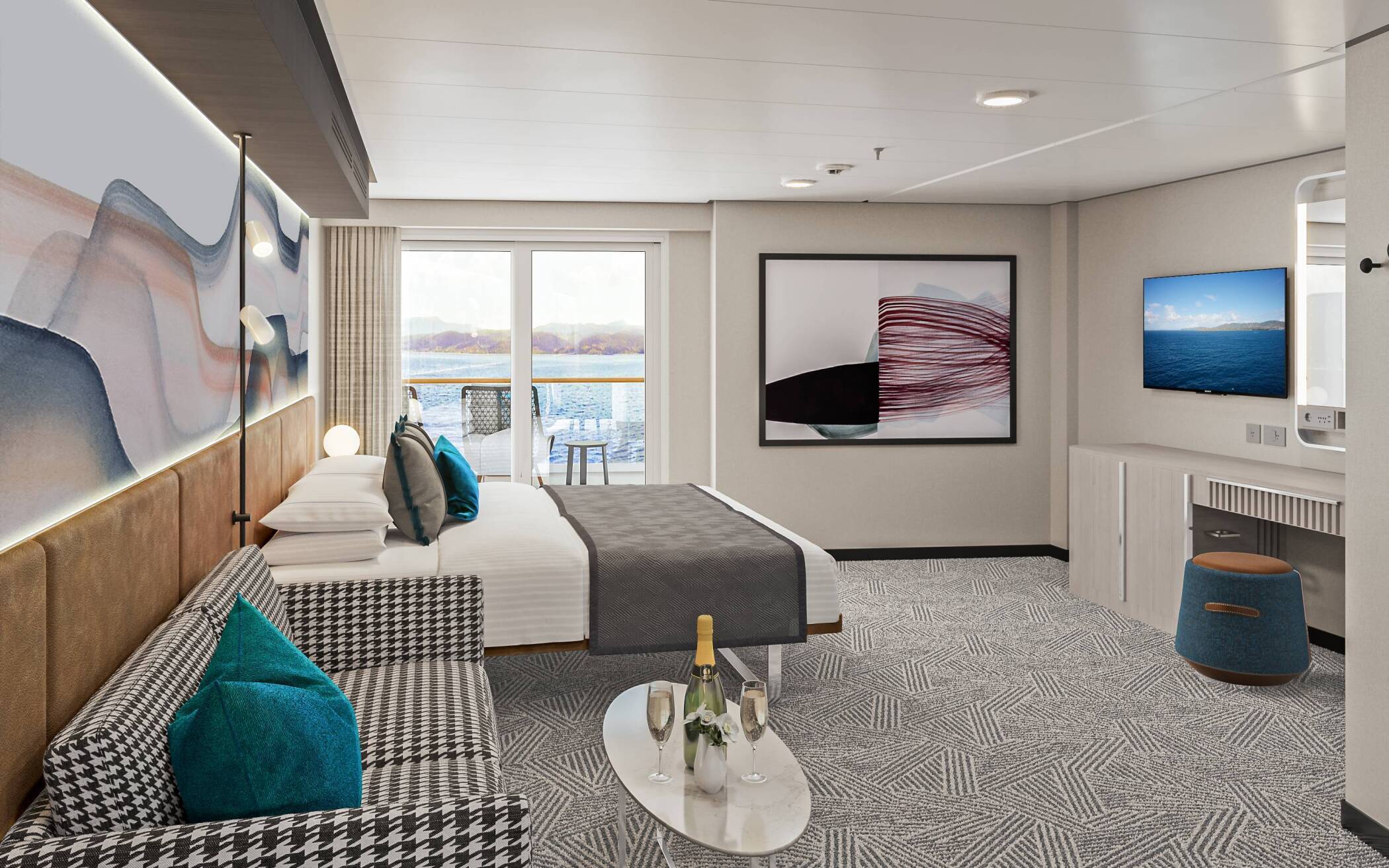 Suite familiale Club avec grand balcon avant