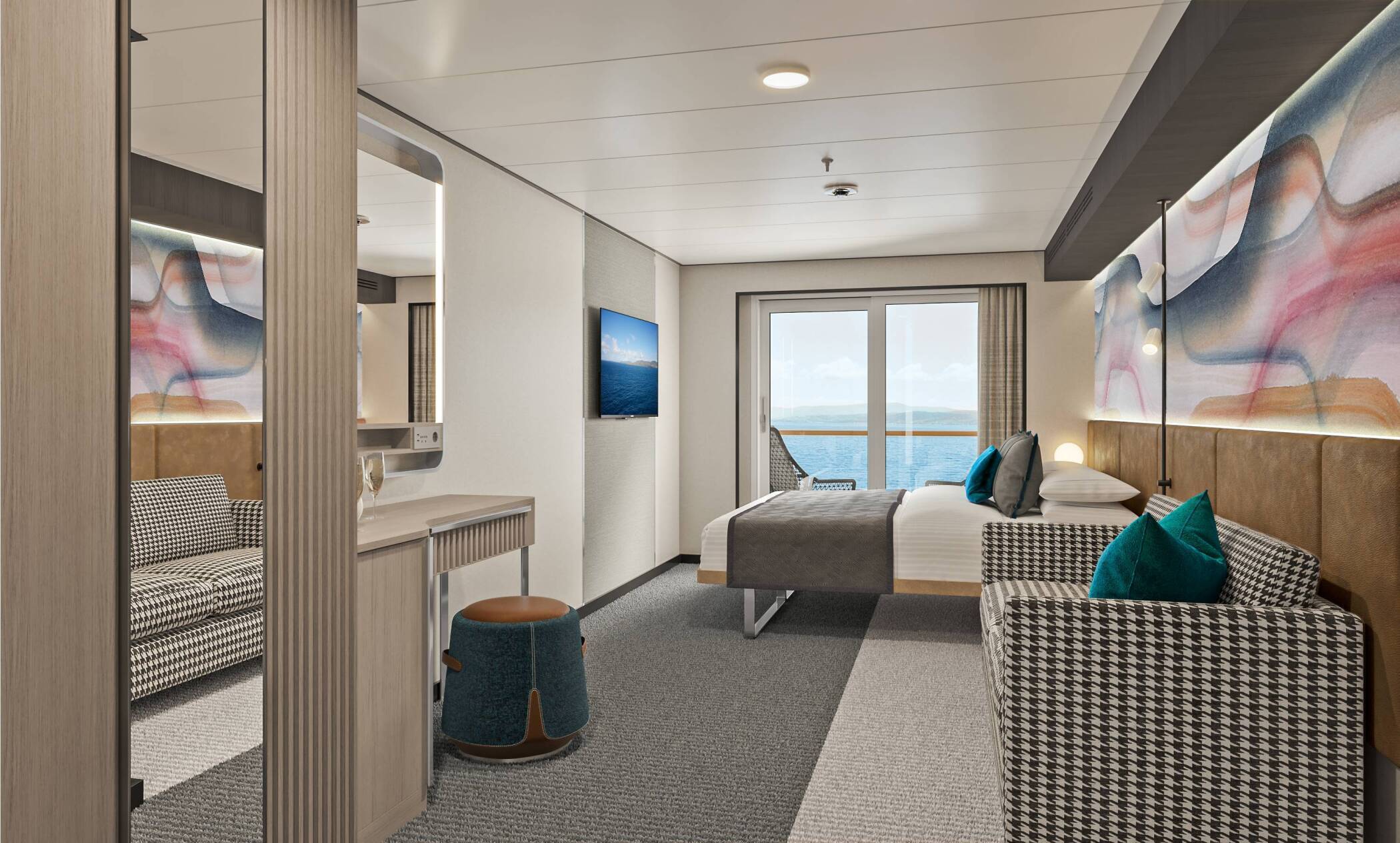 Cabine avec balcon