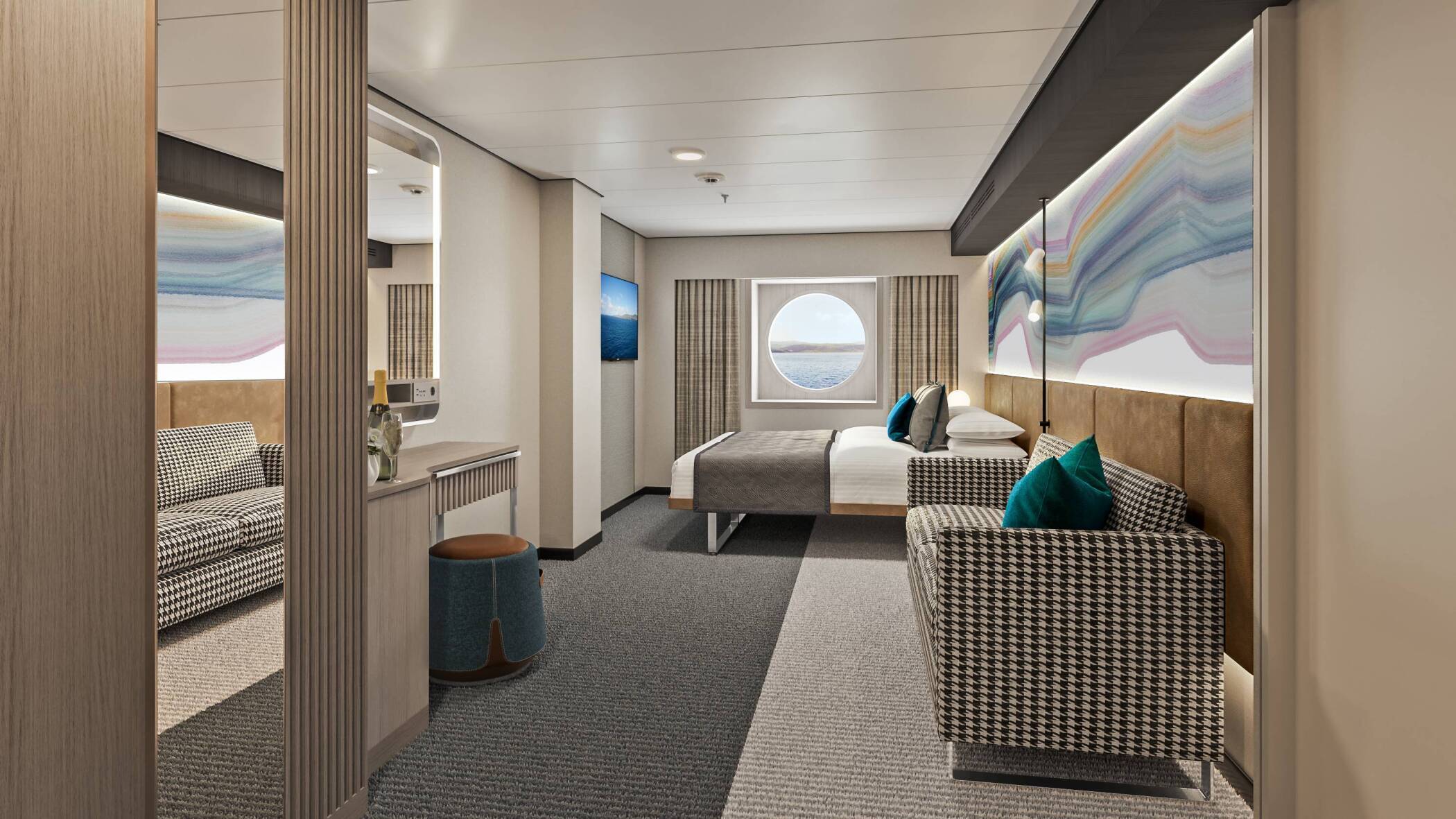 Cabine Sailaway avec vue sur océan