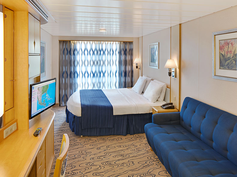 Cabine spacieuse avec grand balcon