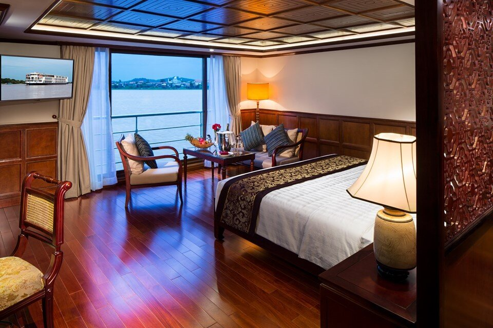 Suite française et extérieure luxueuse avec balcon