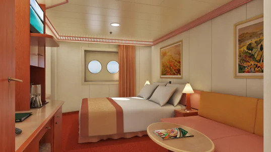 Cabine avec hublot