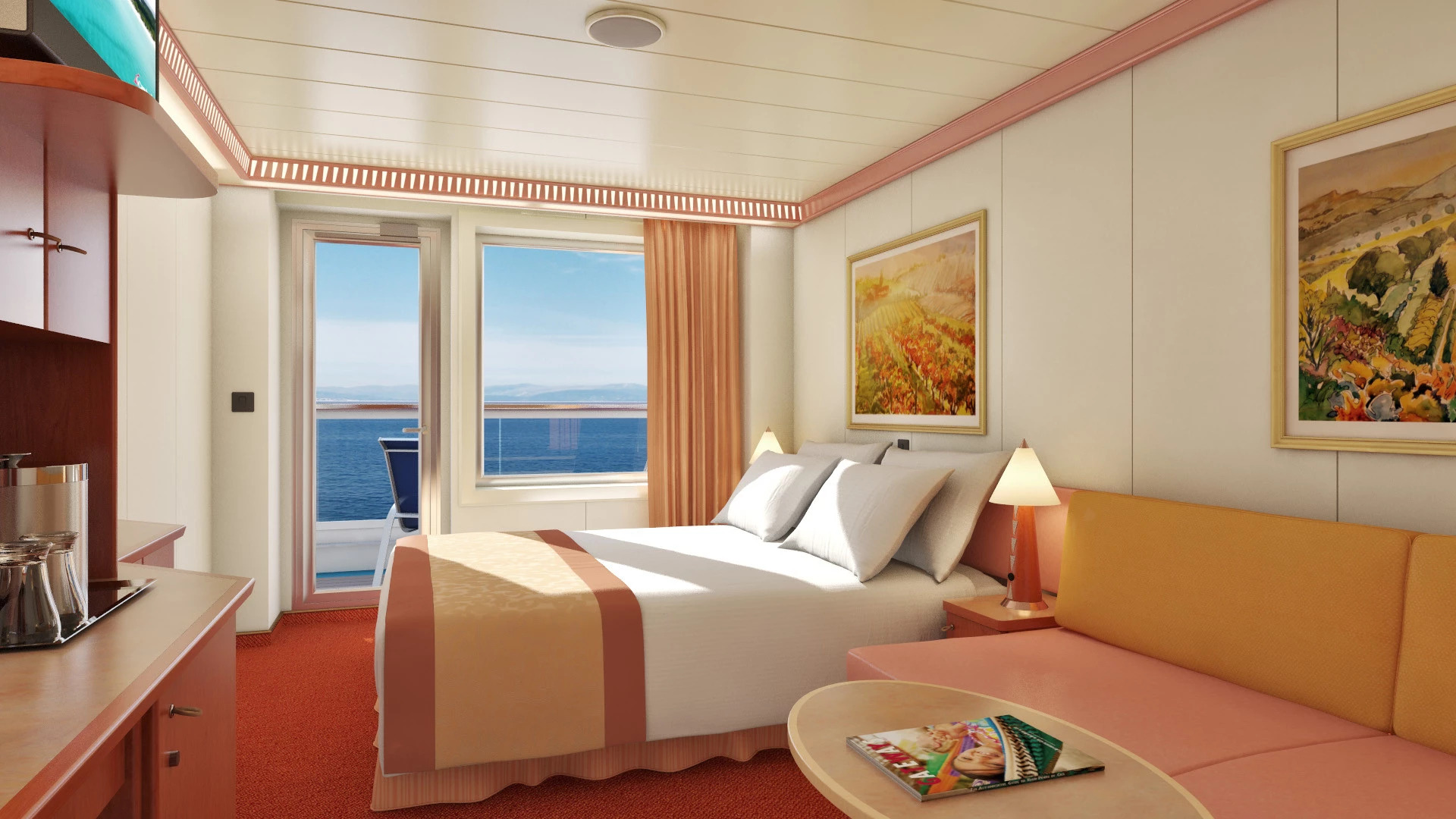 Cabine avec balcon