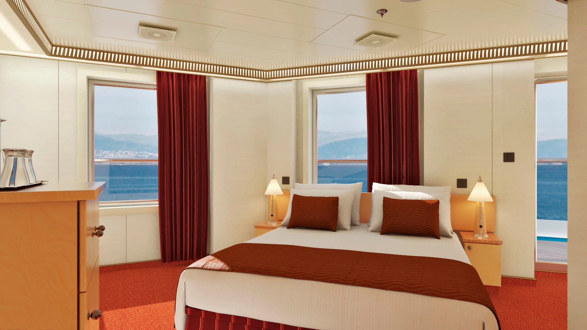 Cabine Vista premium avec balcon