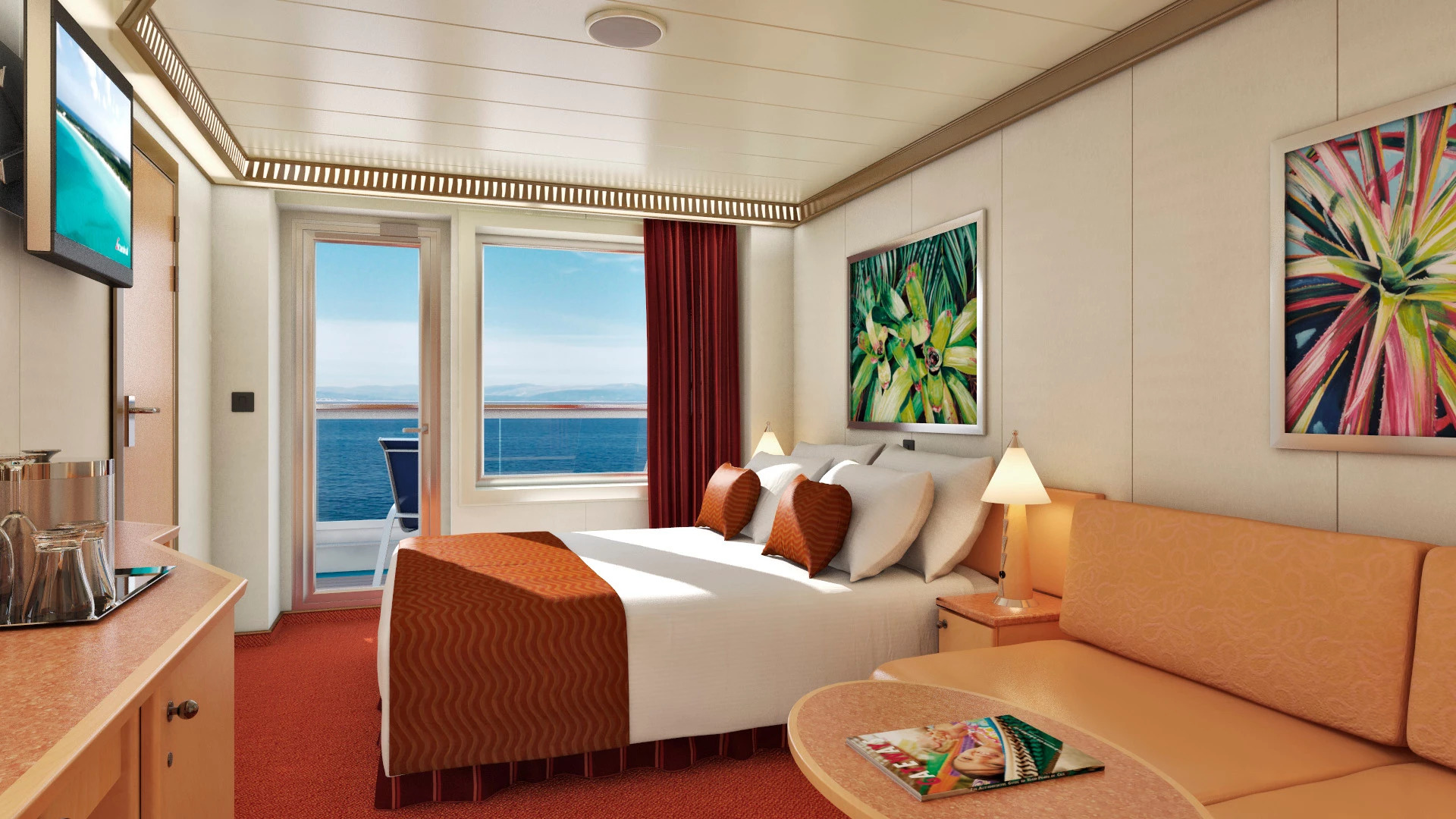 Cabine avec balcon