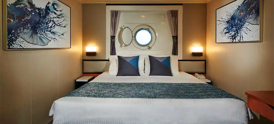 Cabine avec vue sur mer