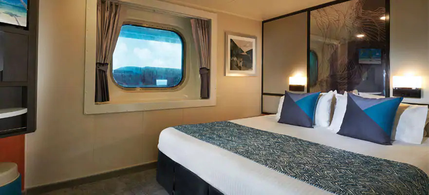 Cabine avec vue sur mer obstruée   