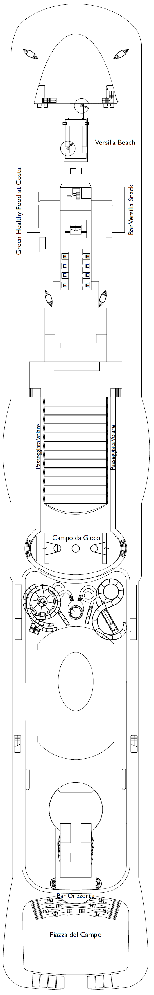 Deck 18 Viareggio